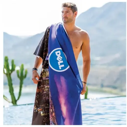 Custom Single-Sided Sub Beach Towel - Large Main